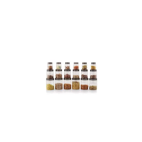 Image of CELLO Checkers Pet Plastic Airtight Canister Set 