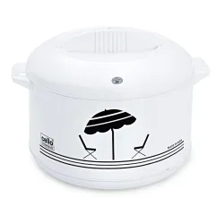 Cello Chef Plastic Casserole, 2 Litres, White