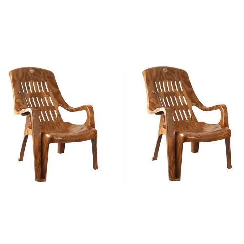 Image of Cello Comfort Plastic Relaxed Armchair, Set of 2