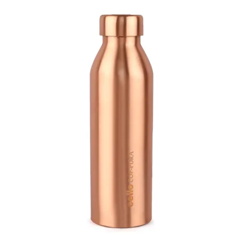 Image of Cello Cop-Pura Moksha Copper Water Bottle, 1000ml,