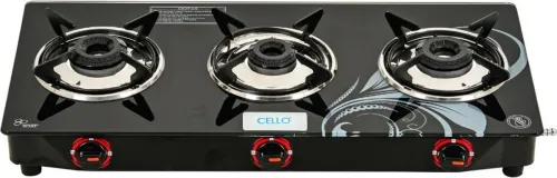 Image of Cello Crowne 3 Burner Auto Ignition Gas Stove