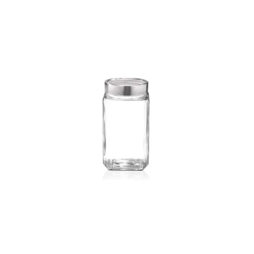 Image of Cello Cube Glass Jar (Transparent, 2250ml)