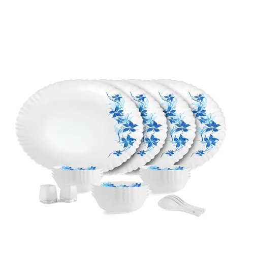 Image of Cello Dazzle Series Opalware Dinner Set (22 pcs)