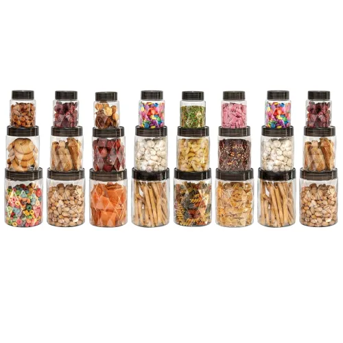 Image of CELLO Diamond Plastic Kitchen Storage Containers (Set of 24)