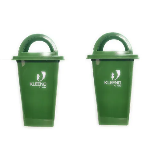 Image of Cello Dome Dustbin 110 LTR (Green /Green)