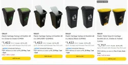 Cello Dustbins at minimum 60% Discount
