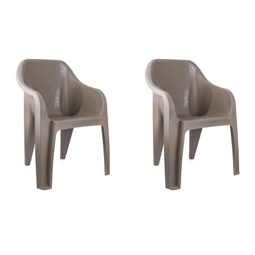 Image of Cello Dynamo Plastic Strong and Durable Chair (Set of 2)