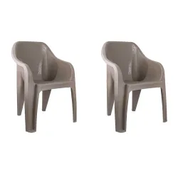 Cello Dynamo Plastic Strong and Durable Chair (Set of 2)