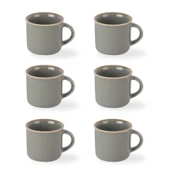 CELLO Estella Nexus 6Pc Porcelain Tea Coffee Mug Set