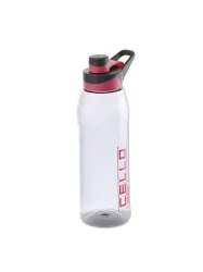 Cello Fitbe Pink Motivational Gym Brand Logo Printed BPA Free Water Bottle