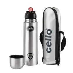 CELLO Flipstyle Insulated Stainless Steel Flask 1000 ml Silver