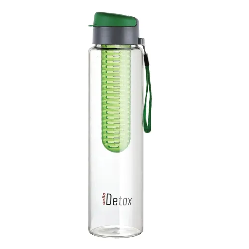 Image of Cello Fruit Infuser Glass Water Bottle 