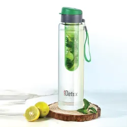 Cello Fruit Infuser Glass Water Bottle (750ml)
