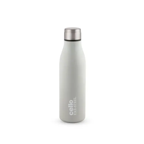 Image of CELLO Gem Stainless Steel Water Bottle for Daily Use 900 ml Grey