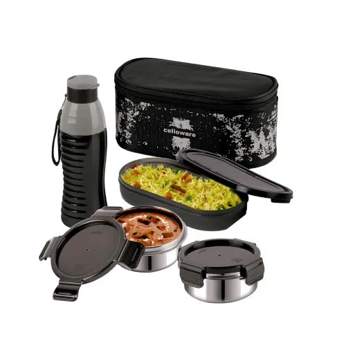 Image of CELLO Gemini Lunch Box Gift Set of 3 Pieces with Bag