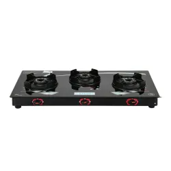 Cello Glass 3 Burners Manual Gas Stove