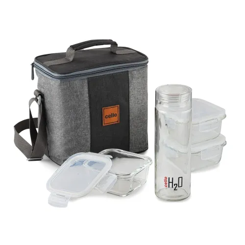 Image of CELLO Glassy Mix Lunch Box Set of 4 