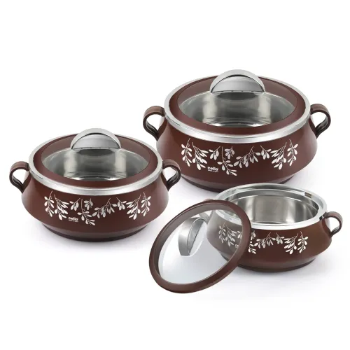Image of CELLO Glitter Casserole with Inner Steel 