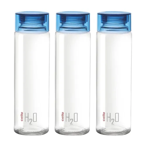 Image of CELLO H2O Glass Water Bottle 920ml (Set of 3)