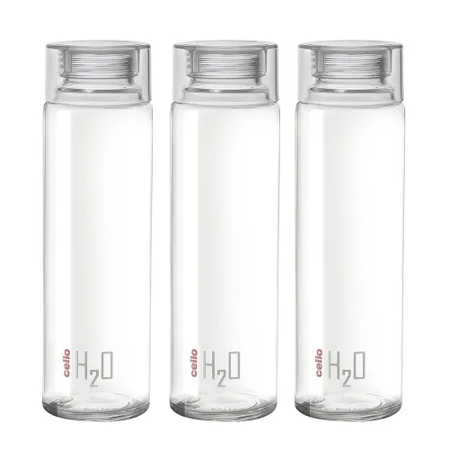 Image of Cello H2O Unbreakable Premium Edition Bottle Set of 3
