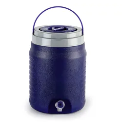 Cello Igloo Insulated Thermos Water Jug, 12 Liter, Blue |Food Grade Inner PU Insulated, BPA Free, Leak Proof Lid |Hot & 