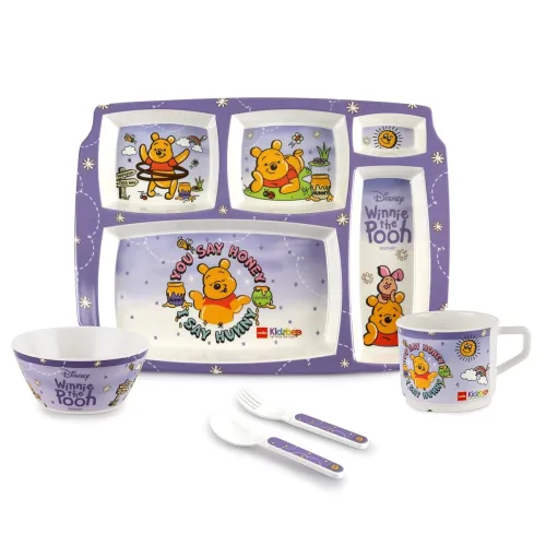 Image of Cello Kidzbee Hunny Bear Melamine Meal for KIds So5