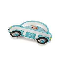 Cello Kidzbee Series Melmo Racers Car Shaped Melamine Plate for Kids