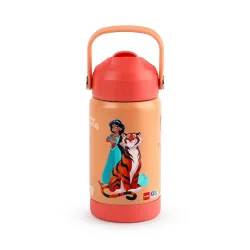CELLO Kidzbee Gen Alpha Stainless Steel Kids Flask Water Bottle 370 ml | 3D Princess Touch & Feel Design, Leakproof Lightweight Easy to Carry Hot and Cold Kids Flask Water Bottle for School....