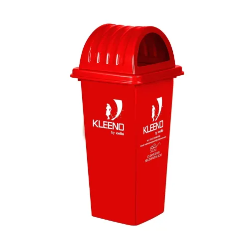 Image of Cello Kleeno Dome Lid Plastic Garbage Dustbin Bucket 60 LTR