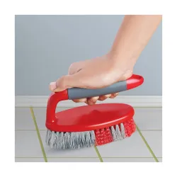 Cello Kleeno Tile Scrubber Plastic Brush, Red an