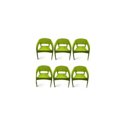 Image of Cello Kraze Chair Mehendi Green (Set of 6)