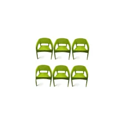 Cello Kraze Chair Mehendi Green (Set of 6)