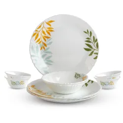 CELLO Lush Foliage Imperial Opalware Dinner Set (10Pcs)