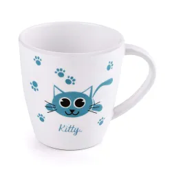 Cello Melamine Joycee Mugs - Set of 4, Multicolour, 200ml
