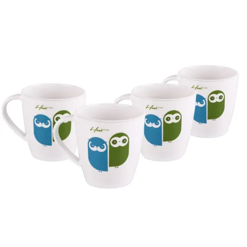 Image of Cello Melamine Mugs - Set of 4, 200ml