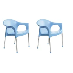 Cello Metallo Without Cushion Chair (2Pieces)