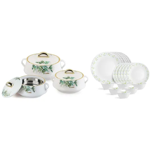 Image of Cello Midas Casserole Gift Set with Inner Steel (18Pcs)