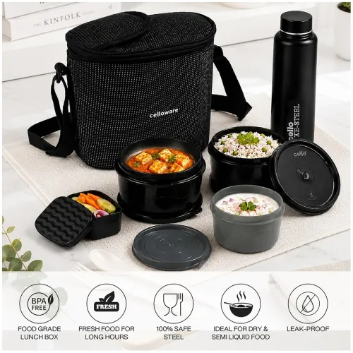 Image of CELLO Munch Mate Lunch Box with Bag 