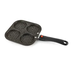 Cello Non-Stick 4-Cavity Aluminium Appam Maker