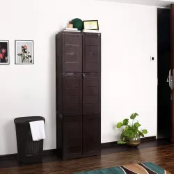 Cello Novelty Multipurpose Cupboard (6-Shelf, Ice Brown)