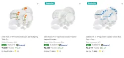 LOOT - Cello Opalware 47-Piece Dinner Set @ Starting ₹1399