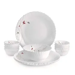 Cello Opalware Dazzle Lush Fiesta Dinner Set