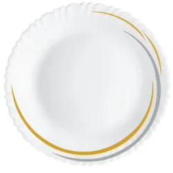 Cello Opalware Dazzle Series Golden Arc Dinner Set 18 Units 