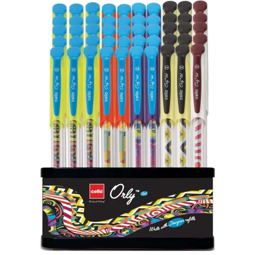 Image of Cello Orly Gel Pens Jar | Pack of 50
