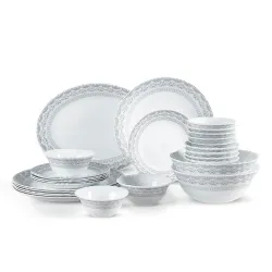 CELLO Oxford Imperial Plus Series Opalware Dinner Set 