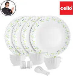 Cello Pack of 22 Opalware Tropical Lagoon Dinner Set 