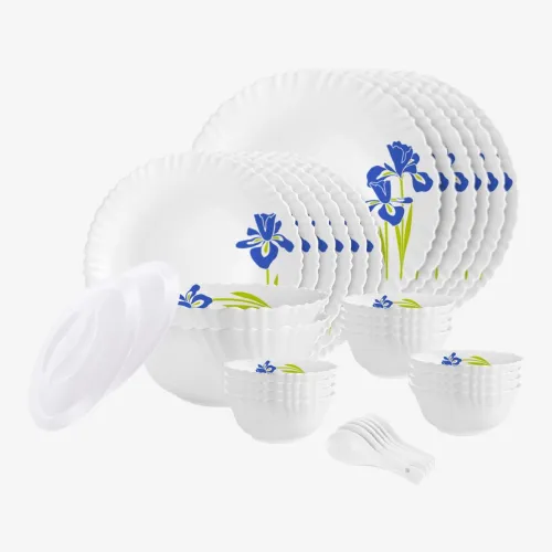 Image of cello Pack of 34 Opalware Dazzle Blue Iris|