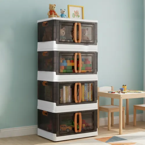 Image of Cello Foldable Plastic Cupboard for Clothes Storage