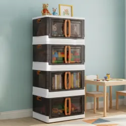Cello Foldable Plastic Cupboard for Clothes Storage