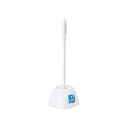 Cello Plastic Eco Round Toilet Brush with Holder Pack of 1
